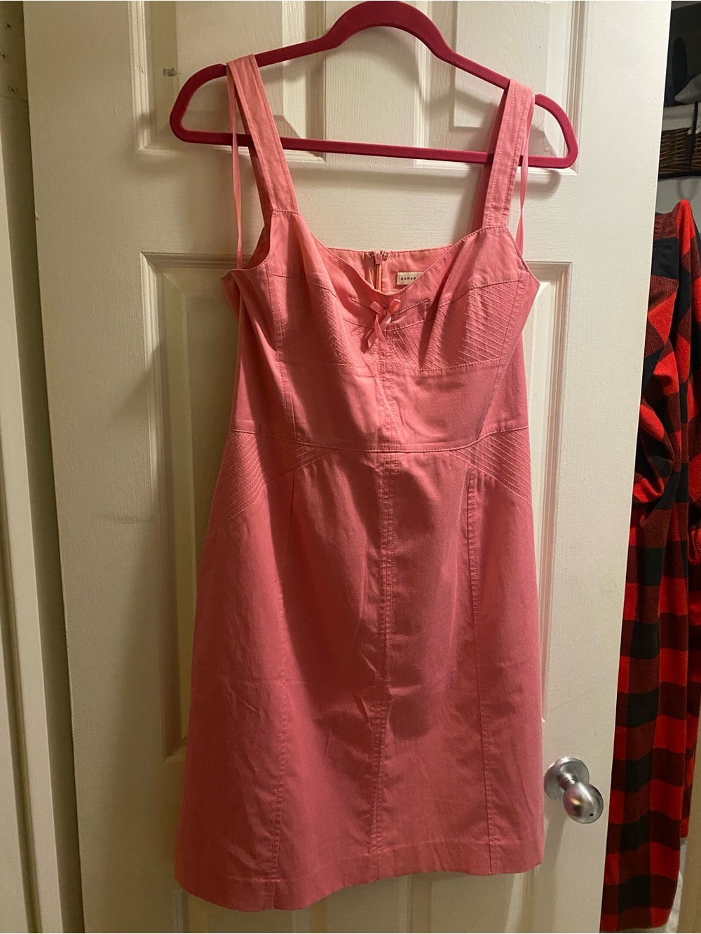 Pink vintage Sleeveless Sundress - Women's Casual Summer Dress banana republic